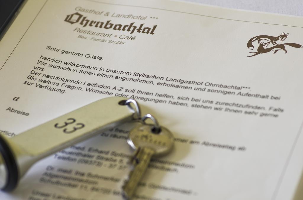 Gasthof & Landhotel Ohrnbachtal Weilbach Kültér fotó